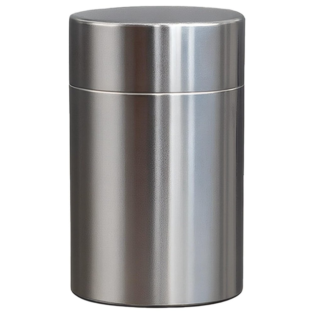 YHomU Stainless Steel Capsule Case, 20 Ml Dose Container for Travel, Silver