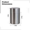 YHomU Stainless Steel Capsule Case, 20 Ml Dose Container for Travel, Silver view 2
