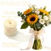 1.5 Inch Wide Unwired Fishtail Sheer Gauze Ribbon 10 Yards for Birthday Cake Decoration Bow Making Floral Arrangements DIY Crafts Gift Wrapping (Cream) view 2