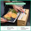 Compostable Plastic Wrap for Food with Dispenser & Cutter 400 Sq Ft Roll, ASTM D6400 Certified view 4