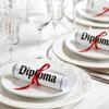 40PCS Graduation Diploma Guest Napkins - Black and White Disposable Paper Napkins with Red Ribbon Roll, Congrats Grad Dinner Hand Napkin for Class of 2026 College & High School Grad Party Decorations view 3