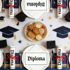 40PCS Graduation Diploma Guest Napkins - Black and White Disposable Paper Napkins with Red Ribbon Roll, Congrats Grad Dinner Hand Napkin for Class of 2026 College & High School Grad Party Decorations view 4