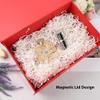 6 Pack Rectangle Collapsible Gift Box 10.2X7.5X3.1 Inch, Red Gift Boxes for Presents with Magnetic Closure Lid, for Wedding, Christmas, Birthdays, Mother's Day view 2