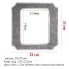 21x21cm Reusable Washable Thick Mop ClothsCompatible For ABIRWD8 Window Cleaner Robot Glass Cleaning view 2