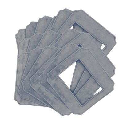 24x24cm Washable Mop Cloths Spare Parts For W140 W140S Window Vacuum Cleaner Robot Accessories(18pcs)
