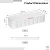 boxoon Contact Lens Organizer With 8 Slots, 2 Pcs Clear Plastic Daily Storage Box With Lid view 4
