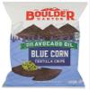 Boulder Canyon, Blue Corn Avocado Oil Tortilla Chips, 8 Ounce view 1