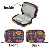 Weekly Pill Organizer with Travel Small Pill Case AM PM 7 Day Removable Cute Pill Box Vitamin Holder Organizer 2 Times a Day Pill Container for Purse Medication Purple Bird and Flower and Sunflower Fi view 4