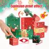 20PCS 2026 Merry Christmas Surprise Gift Box Explosion for Money, Upgrade Folding Surprise Explosion Gift Box, Unique Surprising Bouncing Red Envelope Gift Boxes for Christmas (Red) view 3