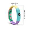 BooElegr Adjustable Silicone Bracelet for Men and Woman, Breathable Rubber Lightweight and Comfortable Wristband(Rhombus+Rounded edges) view 2