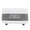 byepica 300Ml Humidifier and Essential Oil Diffuser with Clock and Speaker, 7-Color Night Light in White view 1
