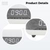 byepica 300Ml Humidifier and Essential Oil Diffuser with Clock and Speaker, 7-Color Night Light in White view 2