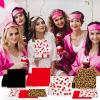 100Pcs Cherry Cheetah Print Party Birthday Decorations Leopard Cherry Paper Napkins Cheetah Print Disposable Napkins Red and Black Themed Party Supplies for Women Girls Bachelorette Birthday Decor view 4