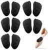 2026 Upgraded Metatarsal Pads for Women - Comfortable Ball of Foot Cushions - One Size Fits All Shoe Inserts for Pain Relief(Black,5 Pairs) view 1