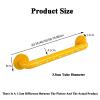 Bathroom Safety Shower Grab Bar,Stainless Steel Assist Toilet Handrails,Bathroom Balance Bar,for Handicap Elderly Senior(Yellow,L-88cm) view 2