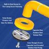Bathroom Safety Shower Grab Bar,Stainless Steel Assist Toilet Handrails,Bathroom Balance Bar,for Handicap Elderly Senior(Yellow,L-88cm) view 3