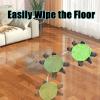 11'' Floor Turtle Foot Mop Cute Double-Sided Turtle-Shaped Floor Cleaning Pad, Hands-Free Mop for Dust and Hair, Washable Reusable Foot Cleaner for Home and Office Floors (Green) view 3