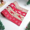 10 Yards Red Green Star Snowflake Colorful Ribbon Elk Holiday Decorative Ribbon Christmas(1Pcs-G) view 2