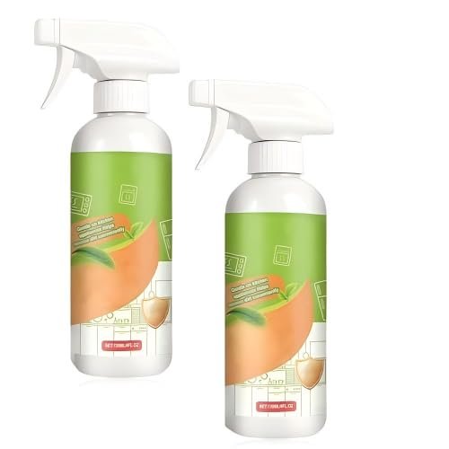 1pcFly Clease Multi-Purpose Cleaner300ml Natural Enzyme Formula for Household Appliances, Multi-Purpose Cleaner for Hood, Oven, Stove & More, Gentle Formula for Daily Cleaning,Fresh & Easy Wipe Clean