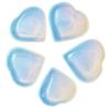 Amazing Gemstone Opalite Stone Heart - Pack of 2 Crystal Heart Stones Rocks - Corazones De Piedra Crystals and Healing Stones Heart Shaped Crystal - Stocking Stuffers Gifts view 4