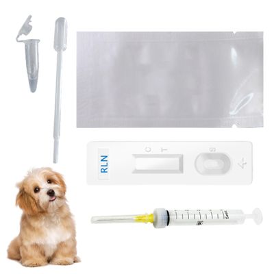 Dog Pregnancy Test Kit at Home, Fast and Accurate Detection Dog Pregnancy Test with Buffer, Disposable Early for Dogs.