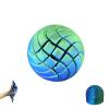 3D Printing Slime Ball Fidget Toy, Gear Liquid Flow Ball Sensory Fidget, 3D Printed Fidget Stress Relief Sphere, Sensation Stress Relief Balls for Anxiety ADHD (Blue Green) view 1