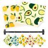 Nyixblyre Swedish Dishcloths for Kitchen, 5 Pack Fruit Reusable Paper Towels with 3 Hooks, Washable Dish Cloth Set, Absorbent Cleaning Cloth for Home Washing Dishes Housewarming Gifts for Friend view 1