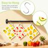 Nyixblyre Swedish Dishcloths for Kitchen, 5 Pack Fruit Reusable Paper Towels with 3 Hooks, Washable Dish Cloth Set, Absorbent Cleaning Cloth for Home Washing Dishes Housewarming Gifts for Friend view 4