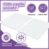 Novabright 2 Pack White Acrylic Sensory Table Cover Desk Inserts 13.5''x17.5''x1/4'' Cover Accessories Compatible with Ikea Flisat Table for Sensory Play view 3