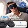 2-Pack Sleep Mask with Bluetooth Headphones & Sleep Headphones Headband Wireless, Ultra-Thin Stereo Speakers for Side Sleepers Perfect for Insomnia, Yoga, Air Travel, Meditation view 4