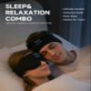 2-Pack Sleep Headphones Bluetooth 3D Sleep Mask & Wireless Headband Headphone with Ultra-Thin Speakers, Sleeping Headphones for Side Sleepers, Running, Workout, Insomniac, Travel, Gifts, Meditation view 2