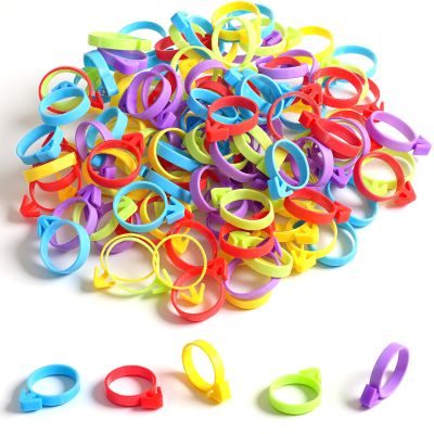 120 PCS Icing Bag Ties, Silicone Pastry Bag Ties Reusable Piping Bags Tie Decoration Bags Clips for Cookies Cupcakes Pastry Baking Supplies Seal (5 Colors)