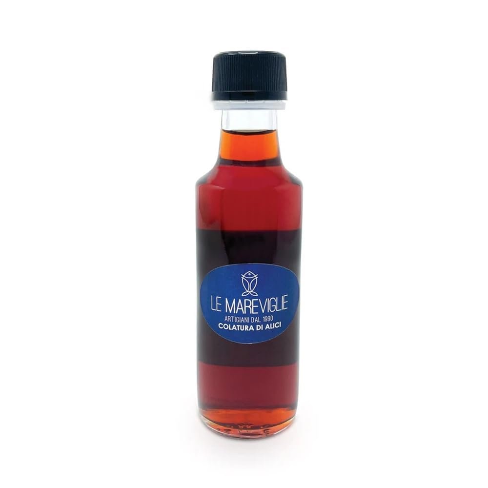 Sogno Toscano COLATURA DI ALICI (ITALIAN FISH SAUCE) Anchovy Juice Extract, Ancient Garum - ALL NATURAL - 3.38 oz / 100 ml