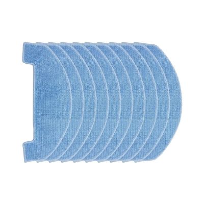 10Pcs Mop Pad Cloth,Compatible For Ultenic,D10 Robot Vacuum Cleaner Spare Parts Household Cleaning Replacement Accessories Fast Drying