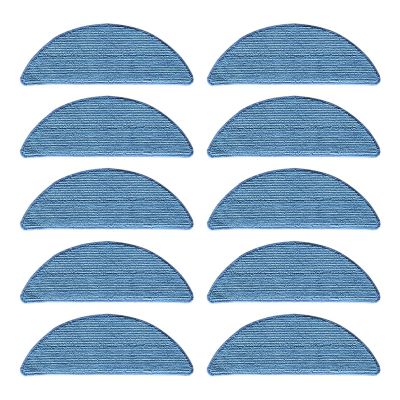 10Pcs Cleaning Cloth Mop Pad Convenient,Compatible For Tesvor,S5 Max Robot Vacuum Cleaner Removable Replacment Parts Fast Drying
