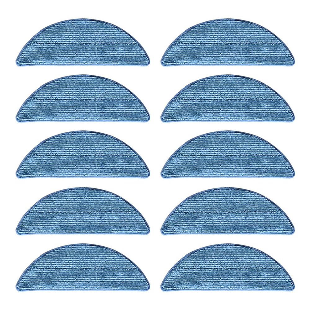 10Pcs Cleaning Cloth Mop Pad Convenient,Compatible For Tesvor,S5 Max Robot Vacuum Cleaner Removable Replacment Parts Fast Drying