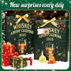 HurtSong Whiskey Advent Calendar 2025, Whiskey Advent Calendar,24 Day No Repeat,premium Whiskeys Pendants for Holiday Countdown & Gifting, Wine Lovers (D) view 4