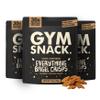 Gym Snack Everything Bagel Protein Crisps (3 Pack, 2 oz Bags) 30g Protein, High-Protein Plant-Based Crunchy Snack Made from Pea Protein, Low Carb, Gluten Free, Vegan & Keto Friendly view 1