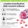 Lemme Creatine Monohydrate Gummies for Women and Men, 5g Dose to Support Lean Muscle, Strength, Recovery, Cognitive Health, w/Ginseng for Absorption, Sour Strawberry, NSF Certified, 60 Gummies view 2