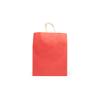 ClearBags Red Kraft Paper Merchandise Handle Bags with Twisted Paper Handles, 4 3/4" x 2 15/16" x 6 1/2" Small Retail Gift & Party Favor Bags, Pack of 50 | GMB1R view 3
