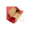 ClearBags Red Kraft Paper Merchandise Handle Bags with Twisted Paper Handles, 4 3/4" x 2 15/16" x 6 1/2" Small Retail Gift & Party Favor Bags, Pack of 50 | GMB1R view 4