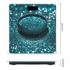 Teal Glitter Scale for Body Weight Digital Bathroom Scale Toughened Glass High Precision Scales for Body Weight with Large LCD Backlight Display Weight Scales view 2