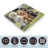 Poodles Dogs Scale for Body Weight Digital Bathroom Scale Toughened Glass High Precision Scales for Body Weight with Large LCD Backlight Display Weight Scales view 3