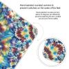 Tie Dye Pattern Scale for Body Weight Digital Bathroom Scale Toughened Glass High Precision Scales for Body Weight with Large LCD Backlight Display Weight Scales view 4