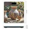 Africa Ethnic Pottery Scale for Body Weight Digital Bathroom Scale Toughened Glass High Precision Scales for Body Weight with Large LCD Backlight Display Weight Scales view 2