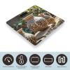 Africa Ethnic Pottery Scale for Body Weight Digital Bathroom Scale Toughened Glass High Precision Scales for Body Weight with Large LCD Backlight Display Weight Scales view 3