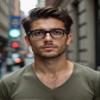JOLLYNOVA HD7 Progressive Multifocus Reading Glasses Blue Light Blocking Computer Readers for Men Women TR90 Square Frame (Black, 2.5, x) view 2