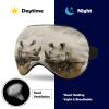 Two Rhinos Sleeping Mask Sleep Mask for Side Sleeper Relaxing Zero Pressure Night Blindfold Light Block-Out Eye Mask for Sleep with Easy Adjustable Strap view 3