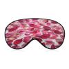 Peach Flower Petals Sleeping Mask Sleep Mask for Side Sleeper Relaxing Zero Pressure Night Blindfold Light Block-Out Eye Mask for Sleep with Easy Adjustable Strap view 1
