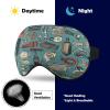 Barber Shop Sleeping Mask Sleep Mask for Side Sleeper Relaxing Zero Pressure Night Blindfold Light Block-Out Eye Mask for Sleep with Easy Adjustable Strap view 3